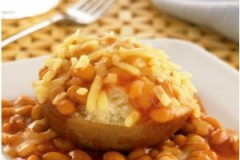 Potato Skin & Cheese & Bean